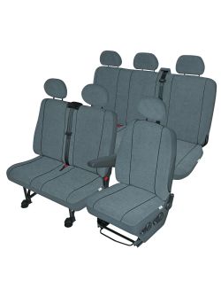 Huse scaune auto Elegance pentru Ford Transit, 3+2+1, set huse auto VAN