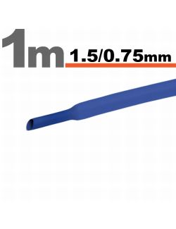 Tub termocontractibil pentru izolare ,marcare si protectie Albastru 1,5 / 0,75 mm, 20m