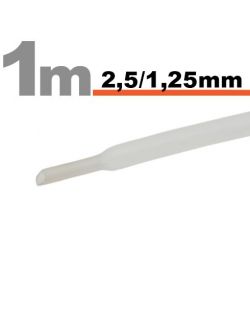 Tub termocontractibil pentru izolare ,marcare si protectie Transparent 2,5 / 1,25mm, 15m