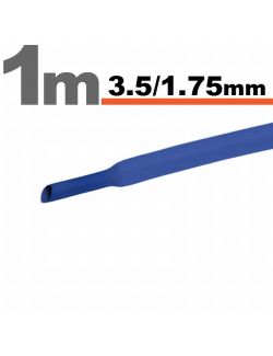 Tub termocontractibil pentru izolare ,marcare si protectie Albastru 3,5 / 1,75 mm, 15m