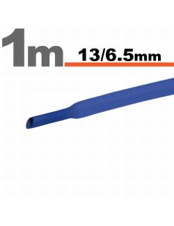 Tub termocontractibil pentru izolare ,marcare si protectie Albastru 13 / 6,5 mm, 10m