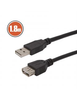 Prelungitor USB fisa A - soclu A 1,8 m