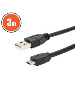 Cablu USB 2.0fisa A - fisa B (micro)3 m