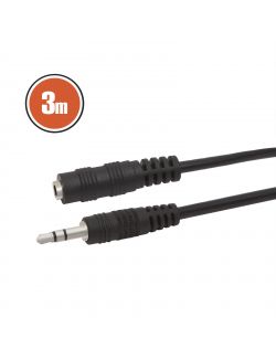 Cablu JACK fisa 3.5 JACK - soclu 3.5 JACK 3,0 m