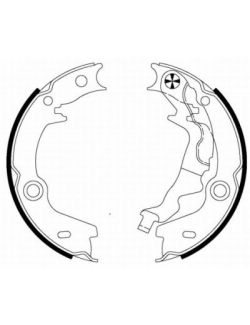 Saboti frana Hyundai Accent 3 (Mc); Kia Rio 2 (Jb) delphi parte montare : Punte spate