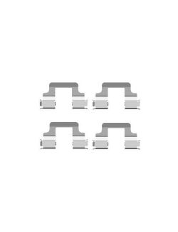 Set accesorii placute frana Delphi LX0437, parte montare : Punte Spate