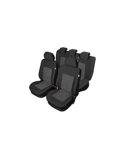 Set huse scaun model Perun pentru Kia Ceed 2 dupa 2012, culoare Gri, set huse auto Fata si Spate