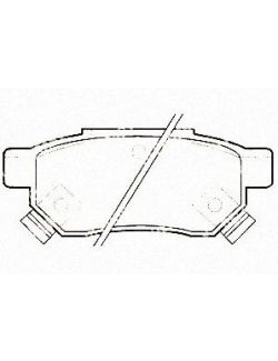 Placute frana spate Rover/Mg 200 Cupe (Xw), 10.1992-06.1999, marca SRLine S70-1140
