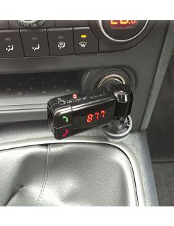 Modulator FM auto Streetwize 12V preluare apeluri Bluetooth USB AUX IN iesire bricheta USB 2 1A
