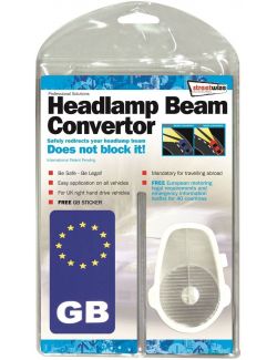 Covertori lumina faruri pentru masini Anglia/ UK, reglare raza faruri pentru circulatie pe banda stanga