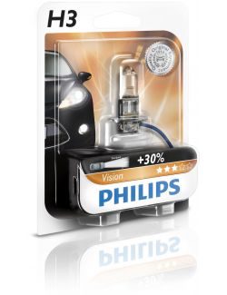 Bec H3 12V 55W Philips Vision +30% 12336PRB1