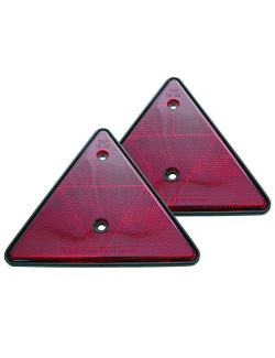 Catadioptru reflectorizant triunghi Carpoint fixare cu surub , 2 buc la blister