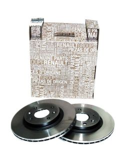 Disc frana Logan ventilat 259 x 20 6 si Renault - la SET ! - Original Dacia-Renault