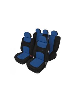 Set huse scaune auto SportLine Albastru pentru Dacia Logan
