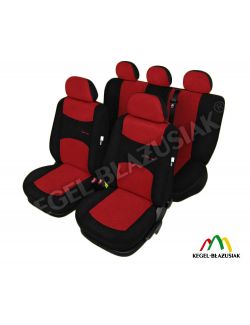 Set huse scaune auto SportLine Rosu pentru Toyota Land Cruiser