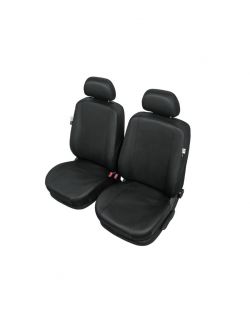 Huse scaune auto imitatie piele Mazda 2 set huse fata + spate, culoare negru