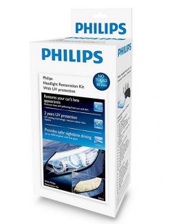 Kit restaurare far lustruire polishat faruri Philips
