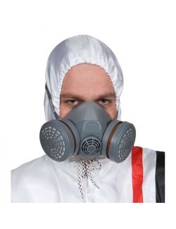 Masca protectie vopsitorie echipata cu filtre carbon COLAD