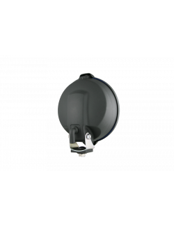 Proiector auto halogen de drum carcasa neagra geam alb 12 24V 183 mm cu bec pozitie 4W bucata