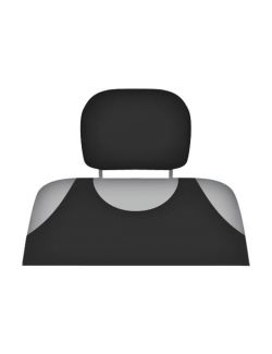 Set 2 buc huse tetiera culoare neagra model universal compatibil la 99% din autoturisme