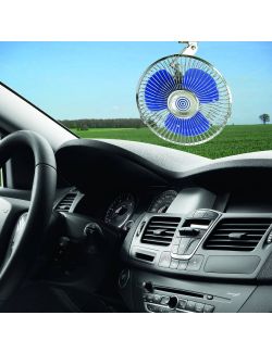 Ventilator auto Carpoint 24V cu rama metalica , oscilant , fixare cu suruburi, diametru 15.30 cm 
